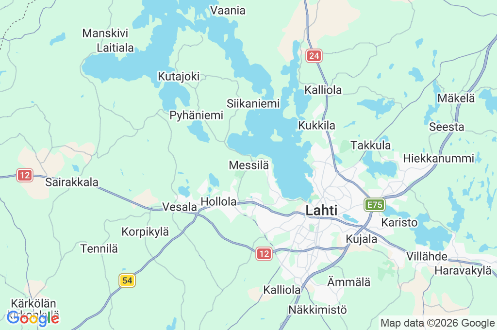 Messilä Area Map