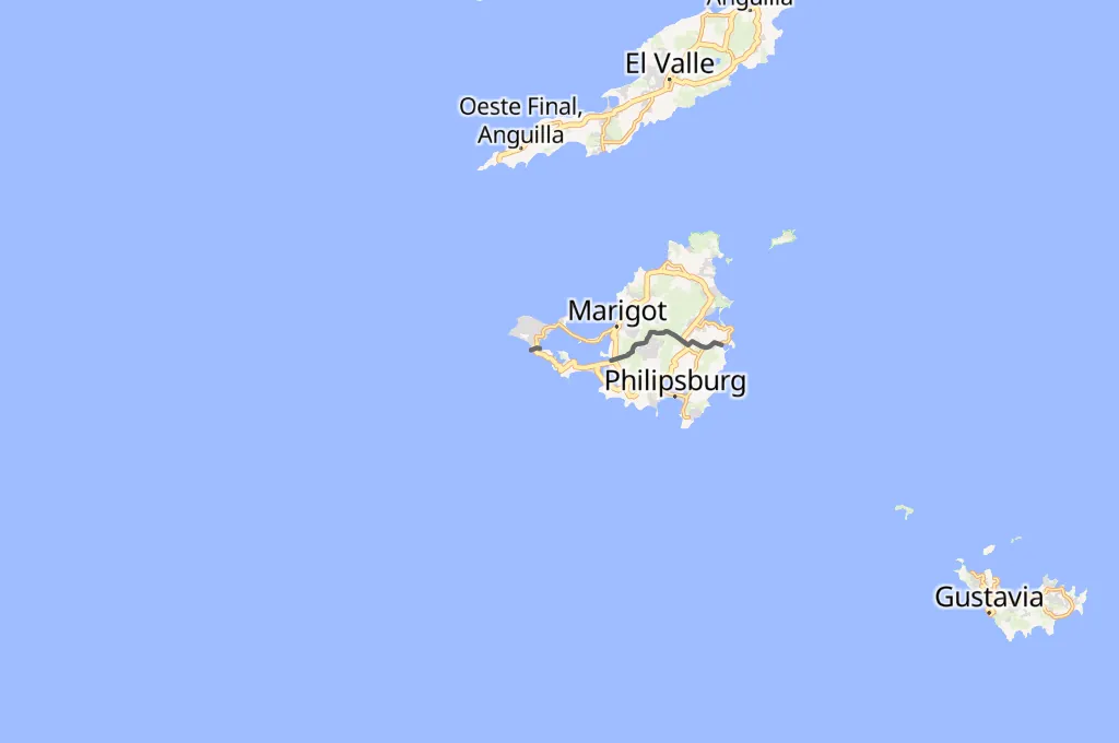 Playa Maho Area Map