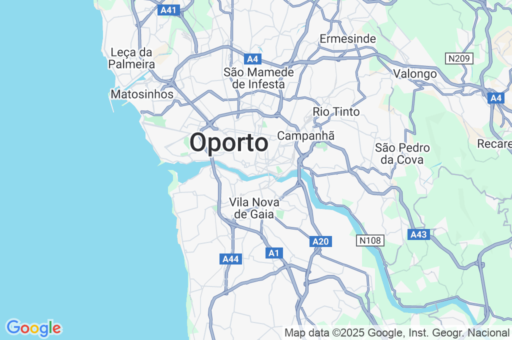 Ribeira Area Map