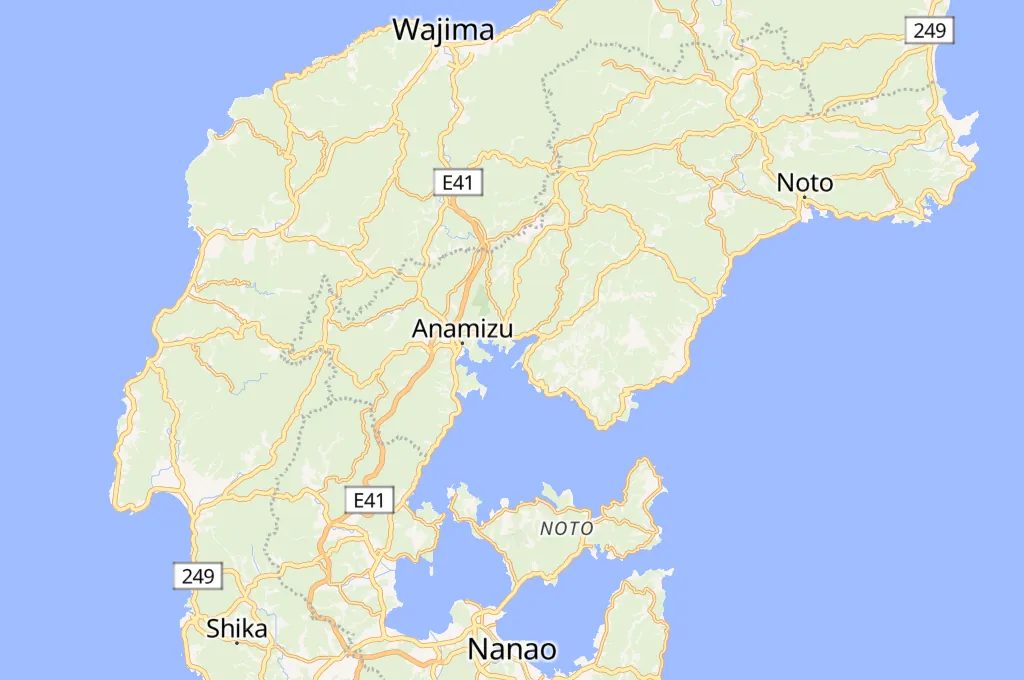 Nakai Area Map