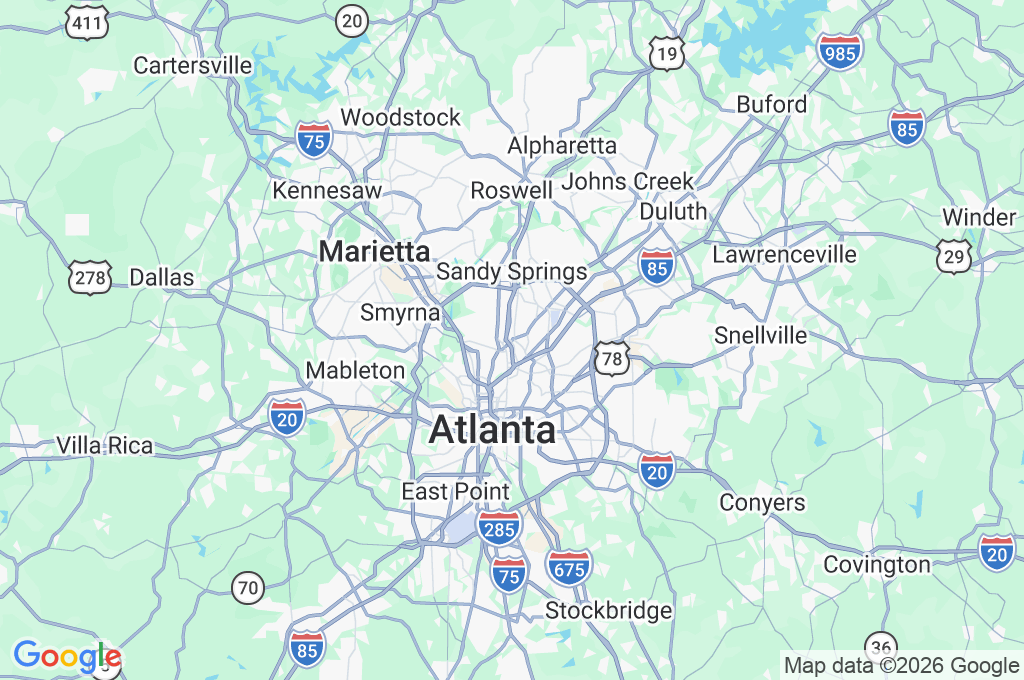 Buckhead Area Map Buckhead Area Map