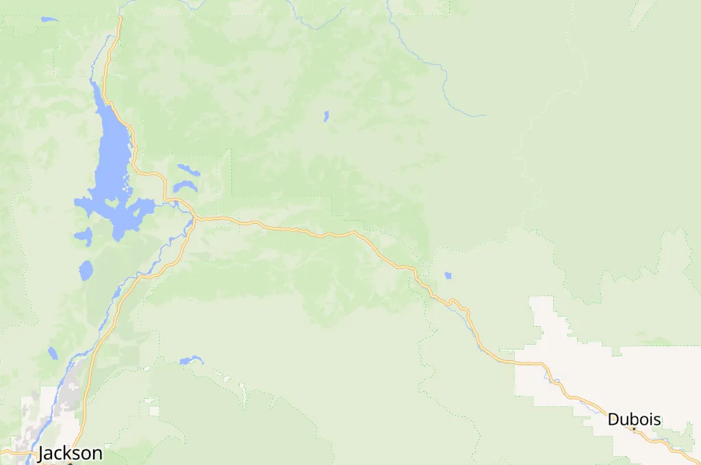 Togwotee Mountain Lodge Area Map