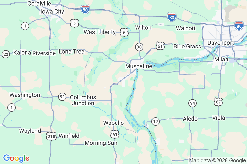 Fruitland Area Map