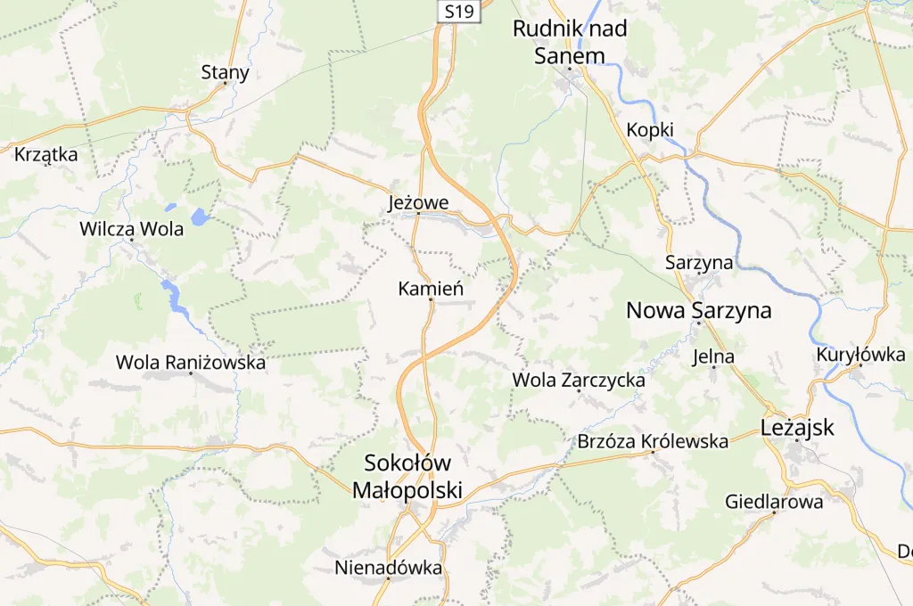 Nowy Kamień Area Map Nowy Kamień Area Map