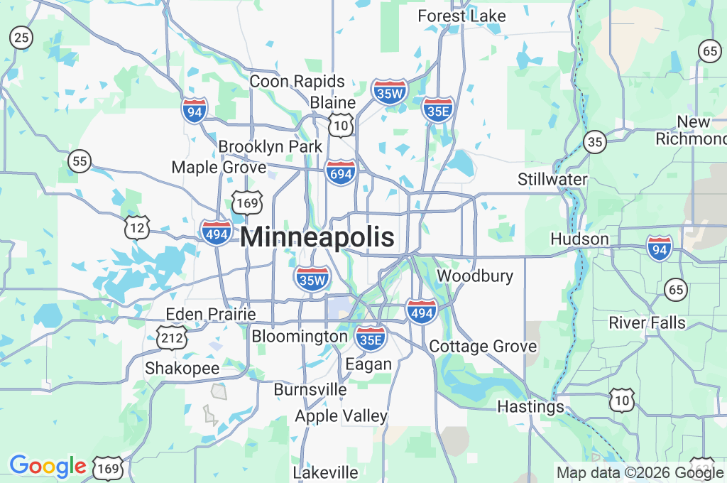 St. Paul Area Map St. Paul Area Map