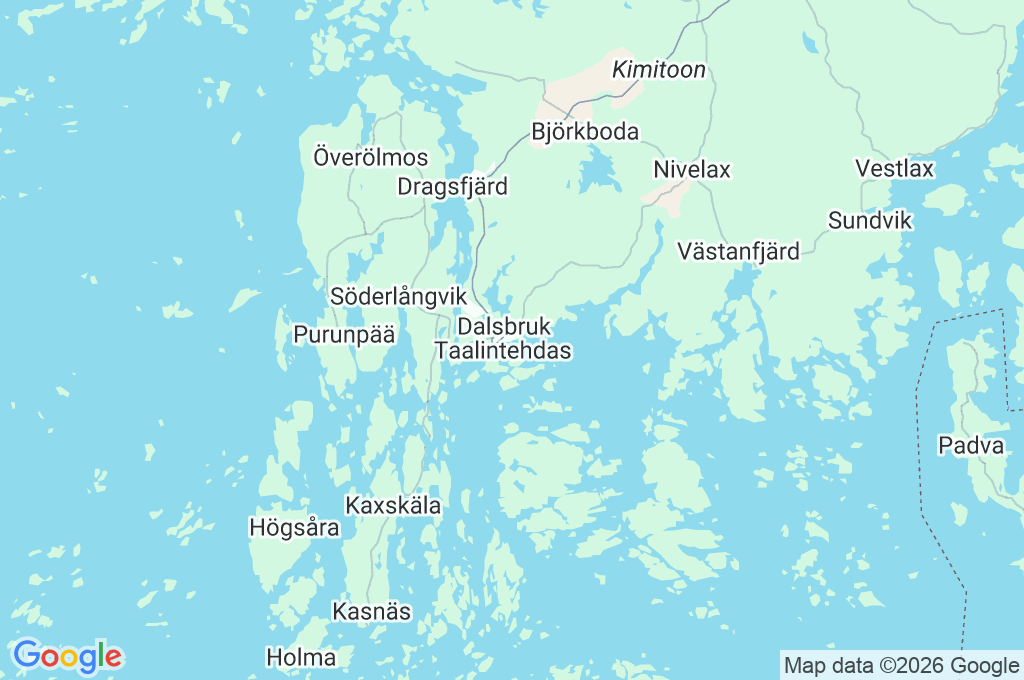 Dalsbruk Area Map
