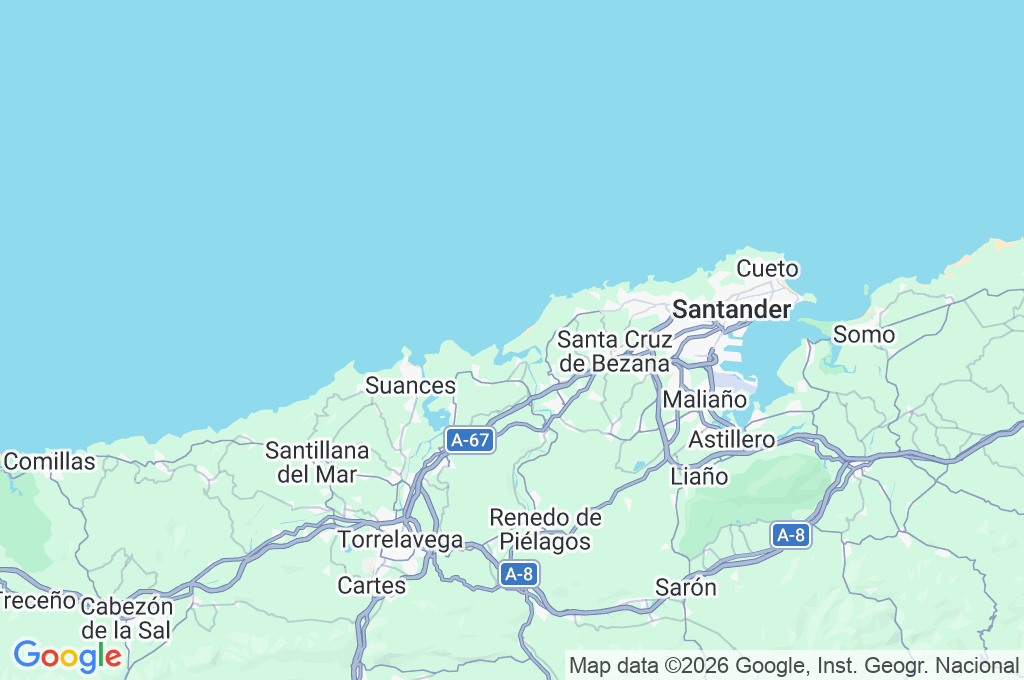 Playa de Valdearenas Area Map Playa de Valdearenas Area Map