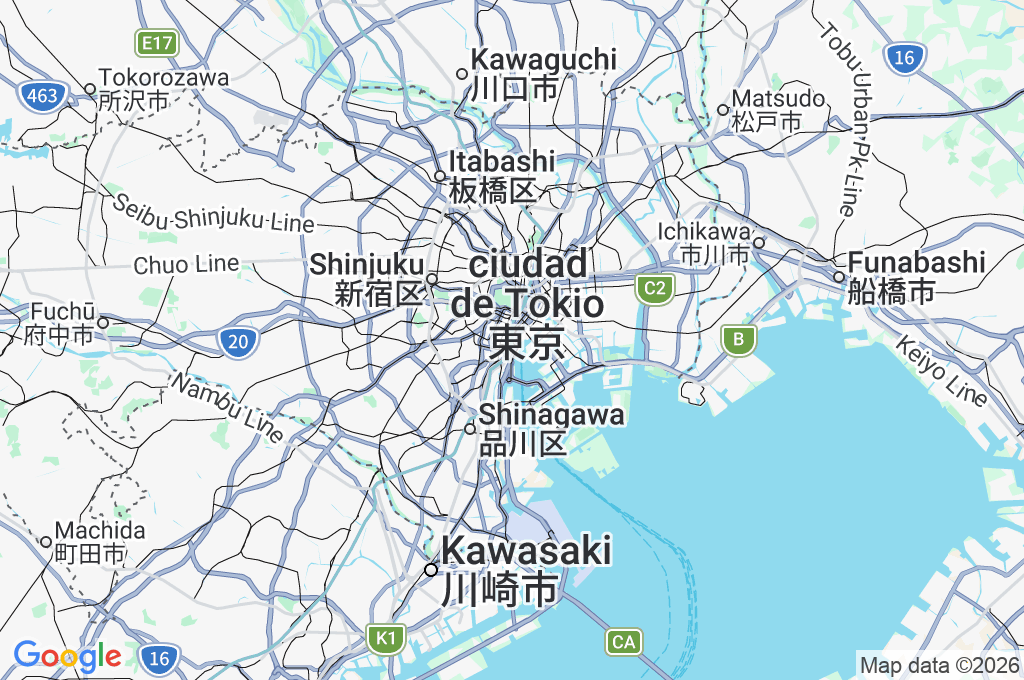 Shiodome Area Map