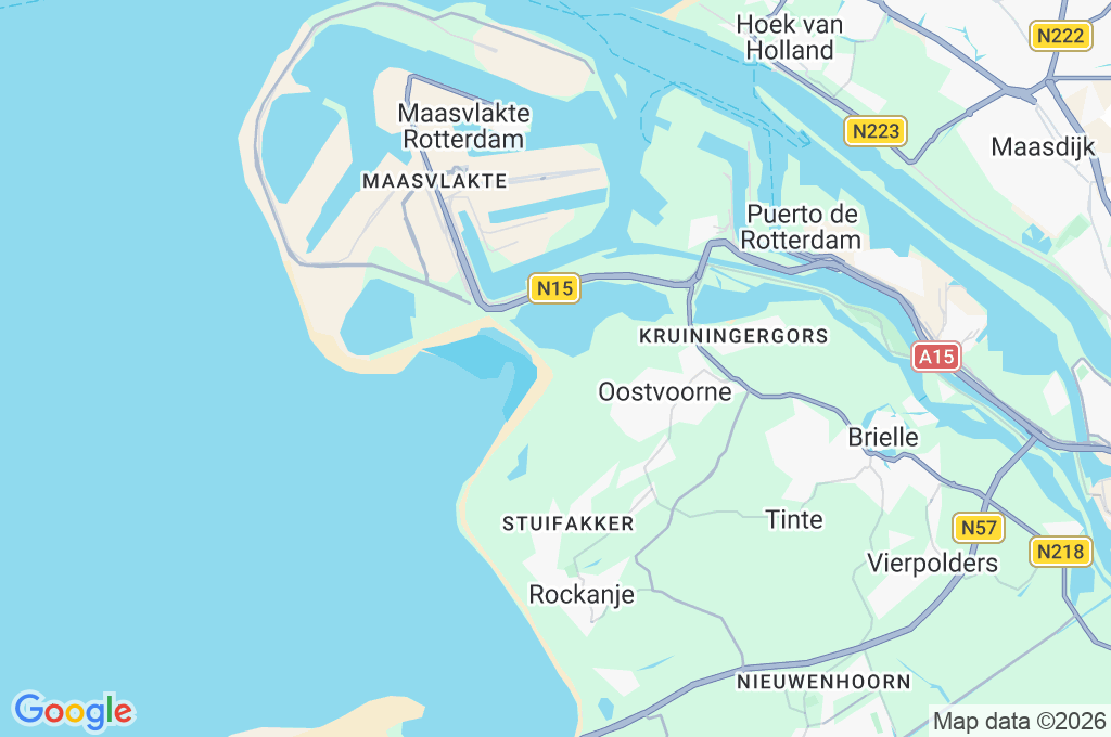 Oostvoorne Area Map Oostvoorne Area Map
