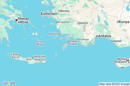 Map of Egeo Meridional