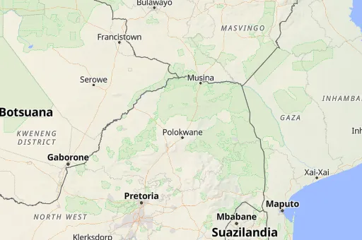 Map of Limpopo