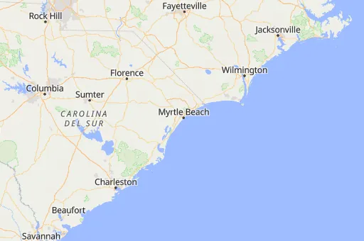 Map of Myrtle Beach