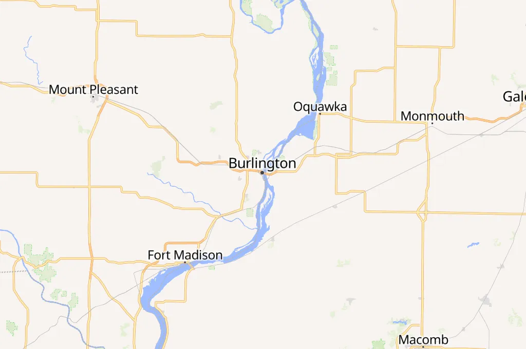 Burlington Area Map Burlington Area Map