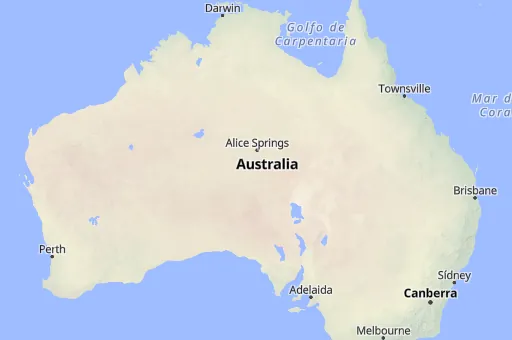 Map of Australia