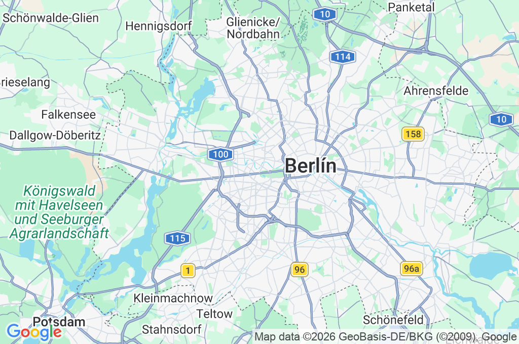 Tiergarten Area Map