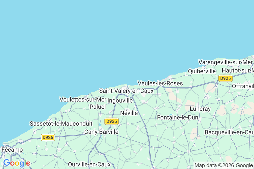 Puerto de Saint-Valery-en-Caux Area Map