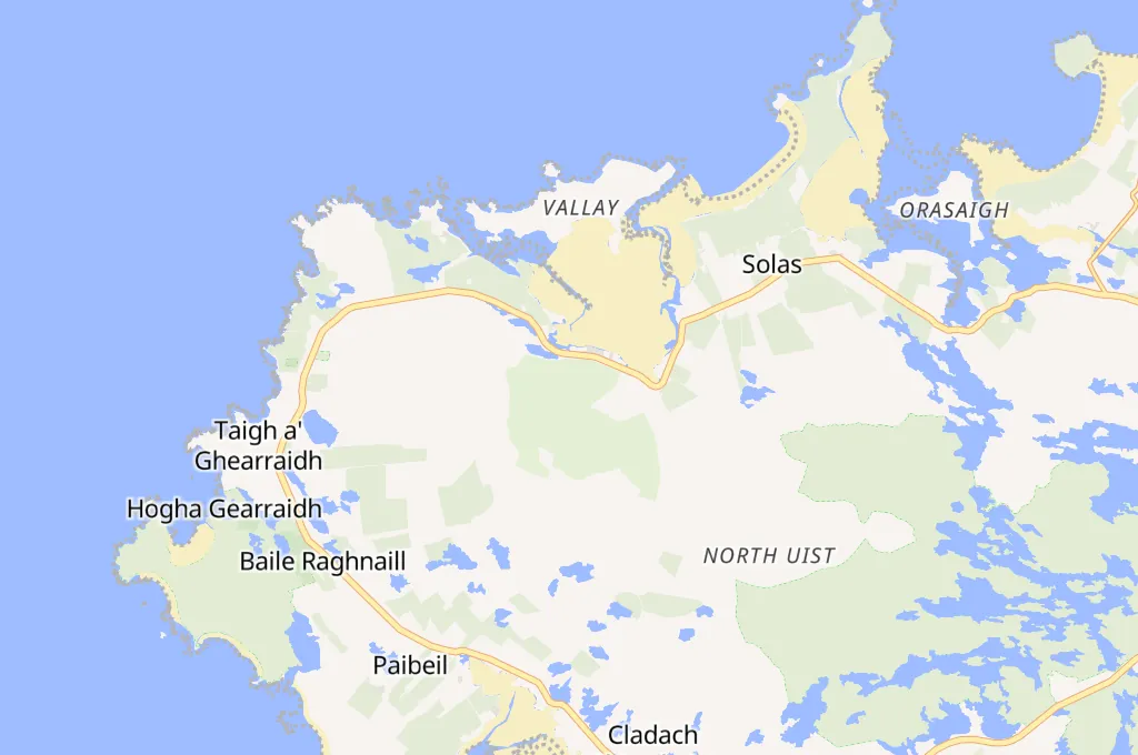 Uist Forest Retreat Area Map Uist Forest Retreat Area Map