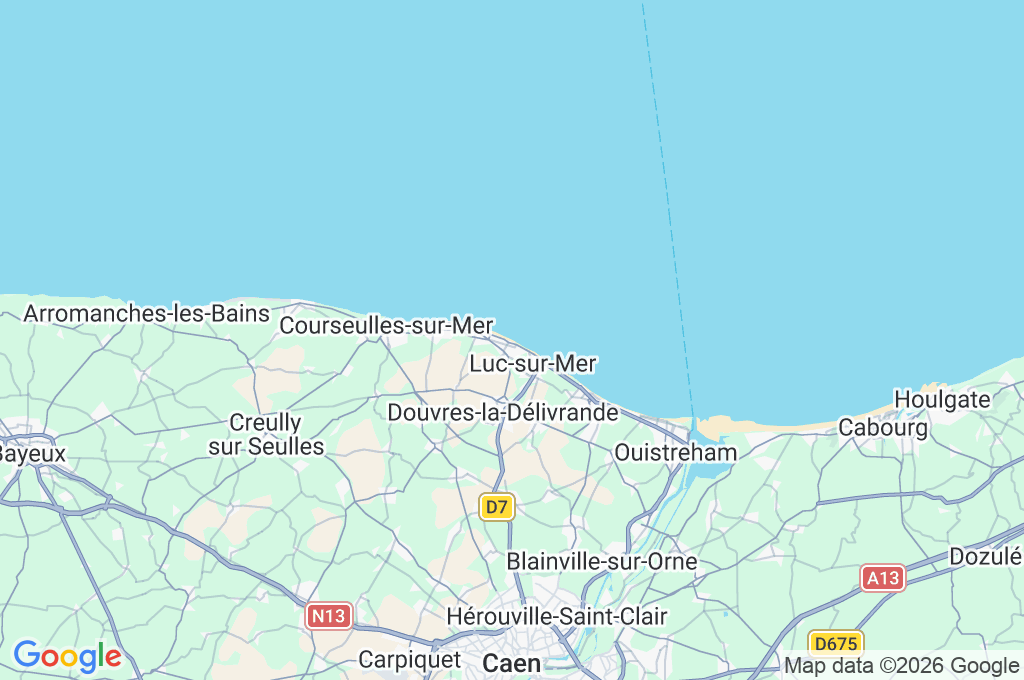 Langrune-sur-Mer Area Map Langrune-sur-Mer Area Map