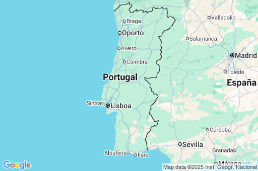 Map of Portugal