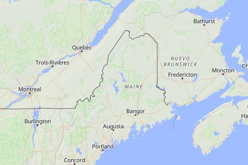 Map of Condado de Piscataquis