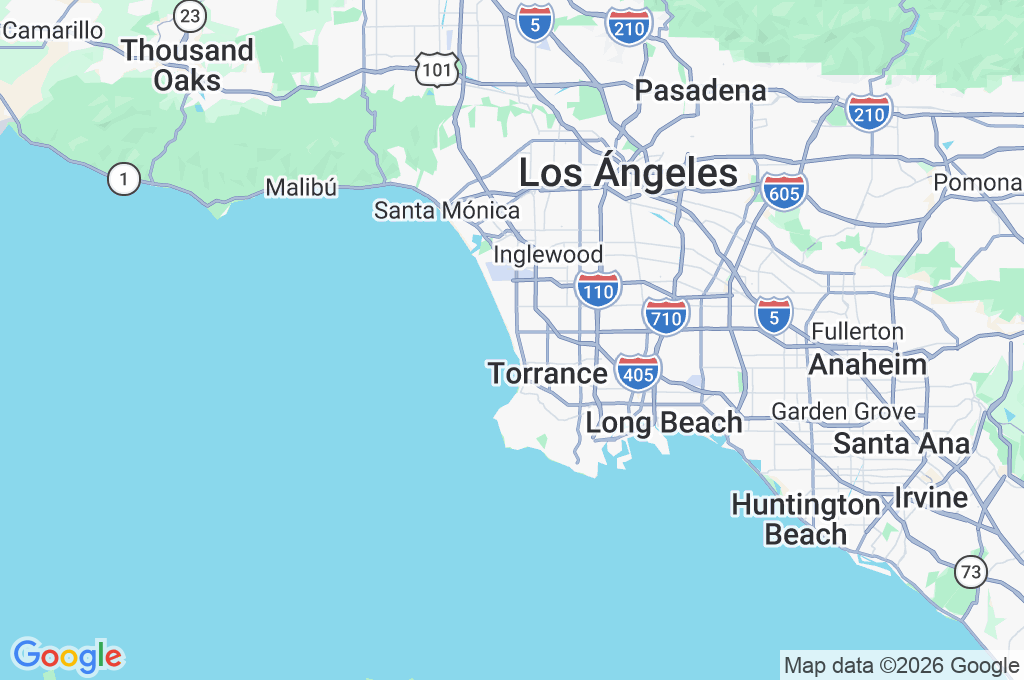 Hermosa Beach Area Map Hermosa Beach Area Map