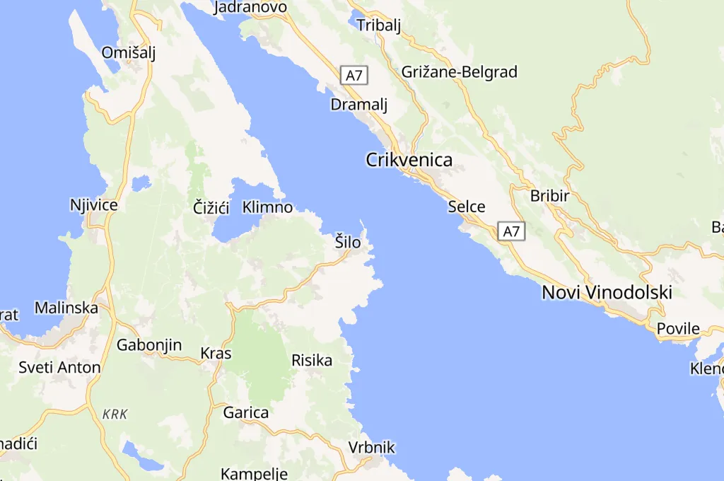 Šilo Area Map Šilo Area Map