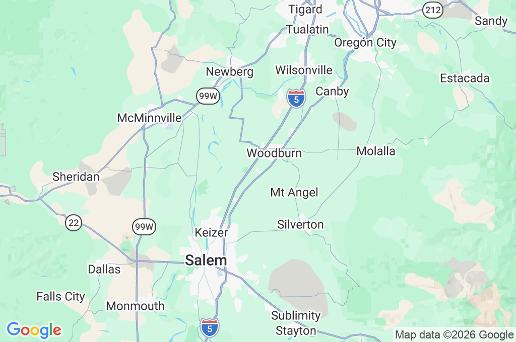 Gervais Area Map