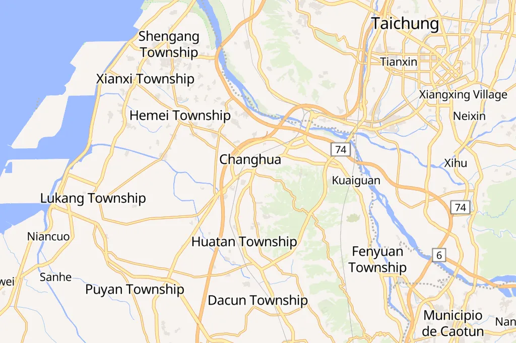 Baguashan Area Map Baguashan Area Map