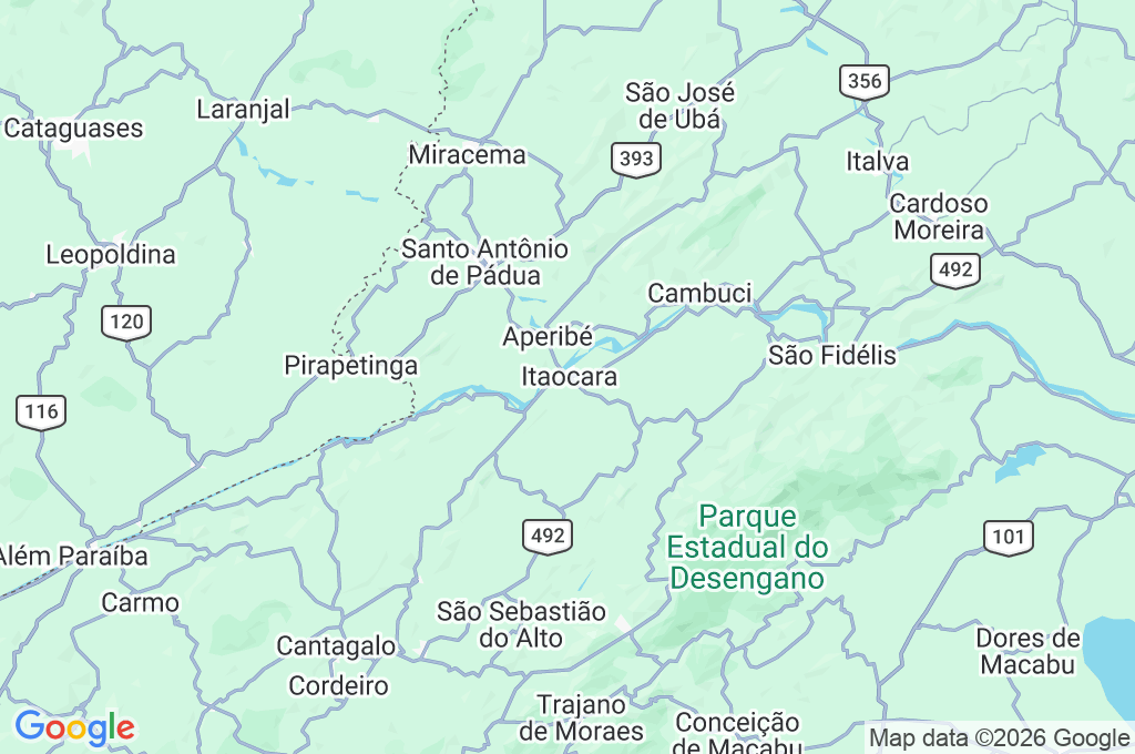 Rotonda de Itaocara Area Map Rotonda de Itaocara Area Map