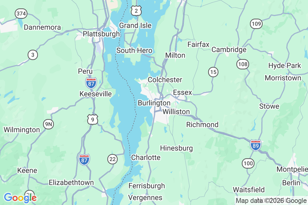 Church Street Marketplace Area Map