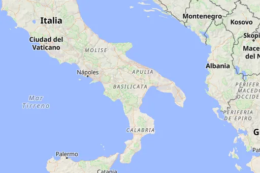 Map of Basilicata