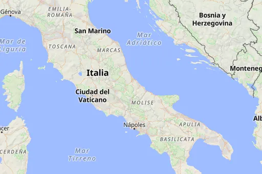Map of Abruzzo