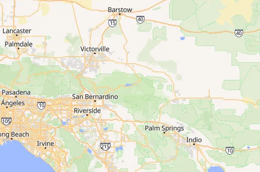 Map of Big Bear Lake