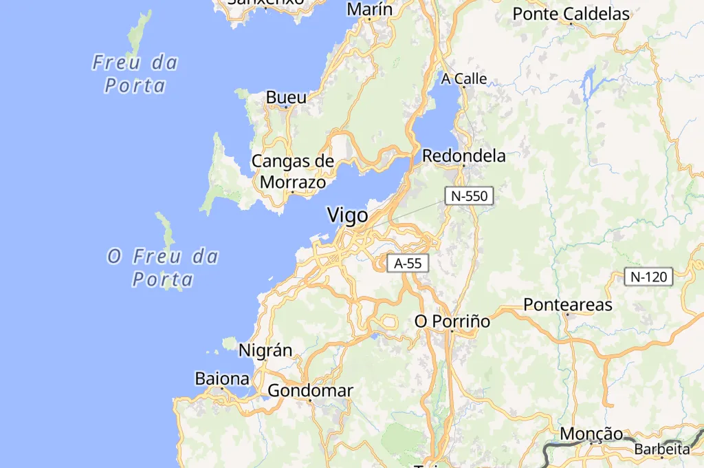 Avenida de Venezuela Area Map