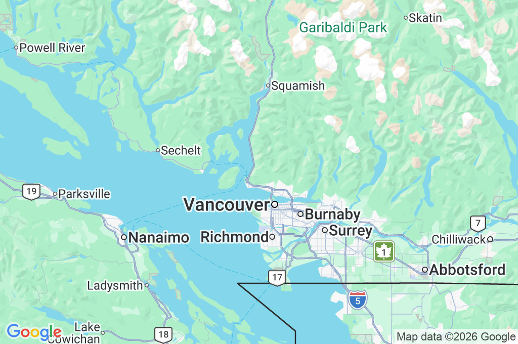 Cypress Mountain Area Map Cypress Mountain Area Map