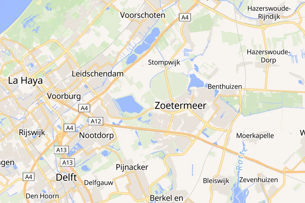 SnowWorld Zoetermeer Area Map