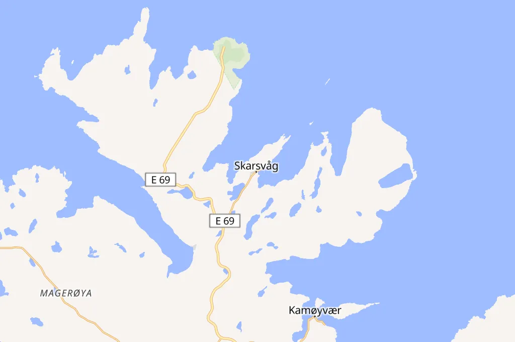 Skarsvåg Area Map