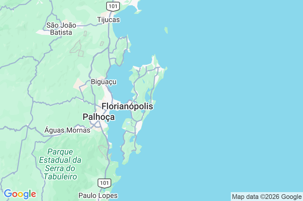 Barra da Lagoa Area Map Barra da Lagoa Area Map