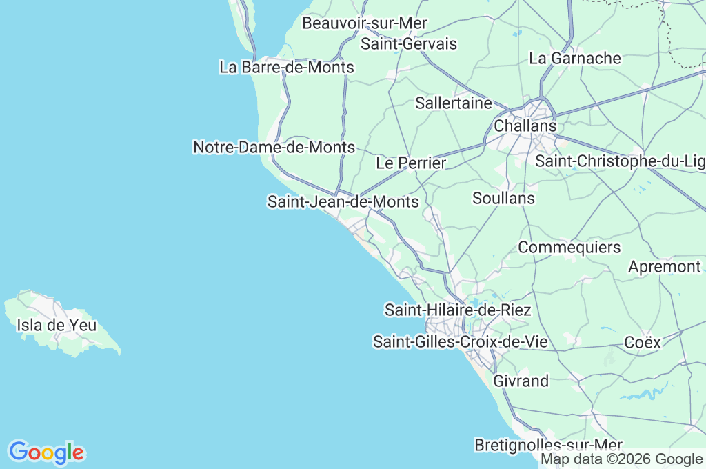 Plage des Demoiselles Area Map