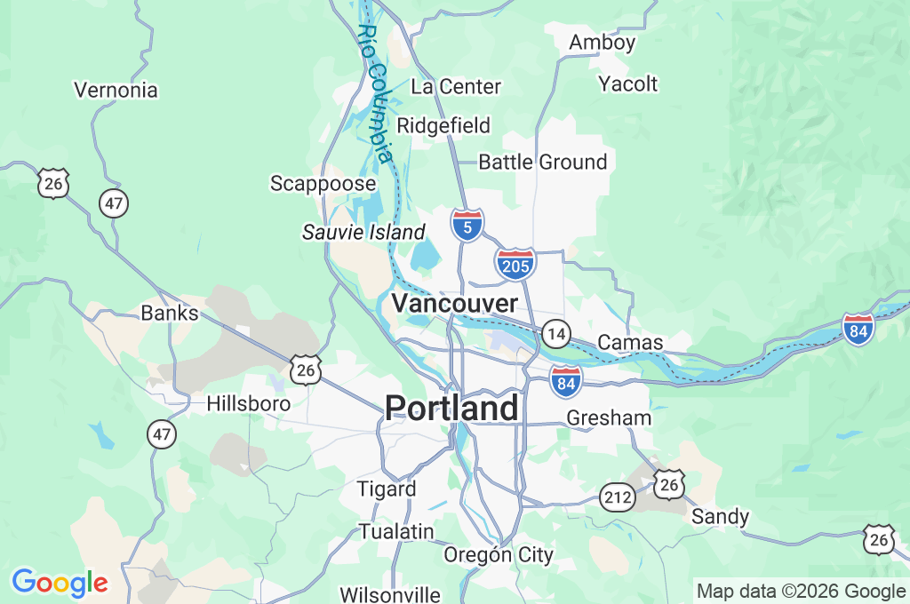 Vancouver Area Map Vancouver Area Map