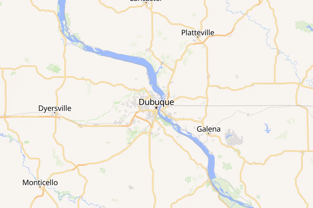 Dubuque Junction Area Map Dubuque Junction Area Map