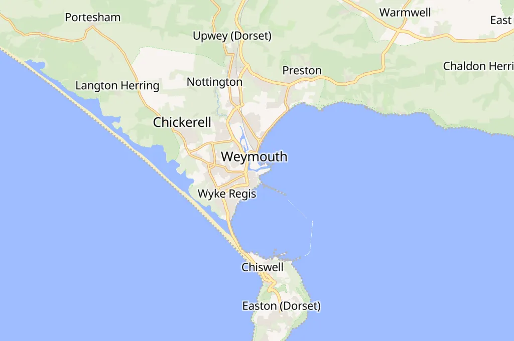 Puerto de Weymouth Area Map