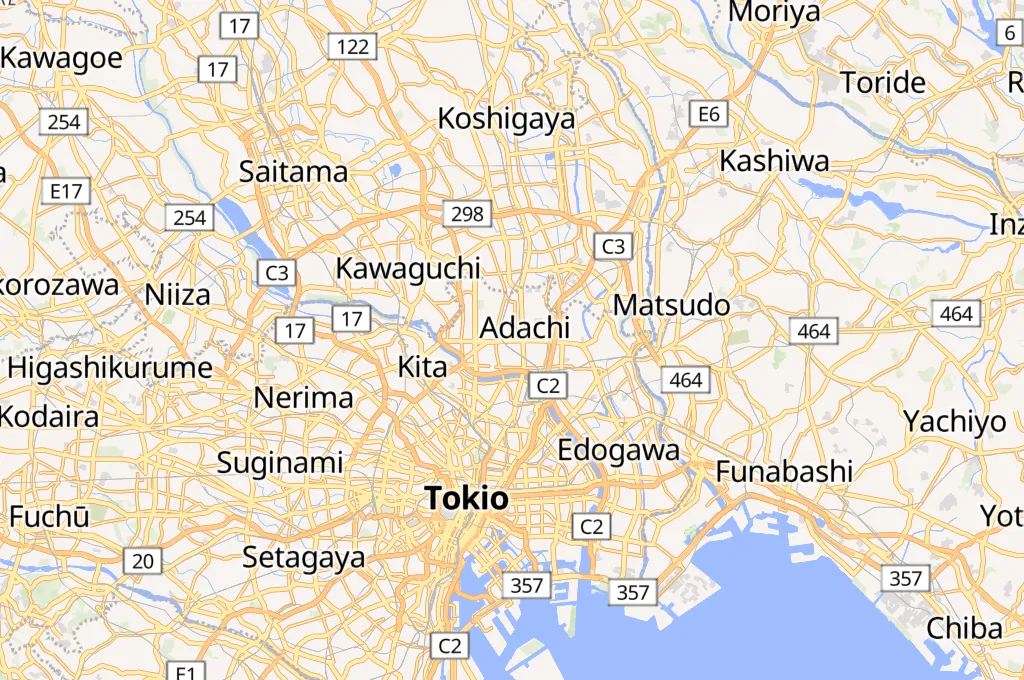 Shimane Area Map