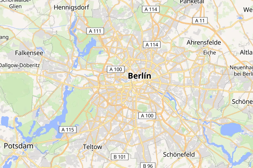 Tiergarten Area Map Tiergarten Area Map