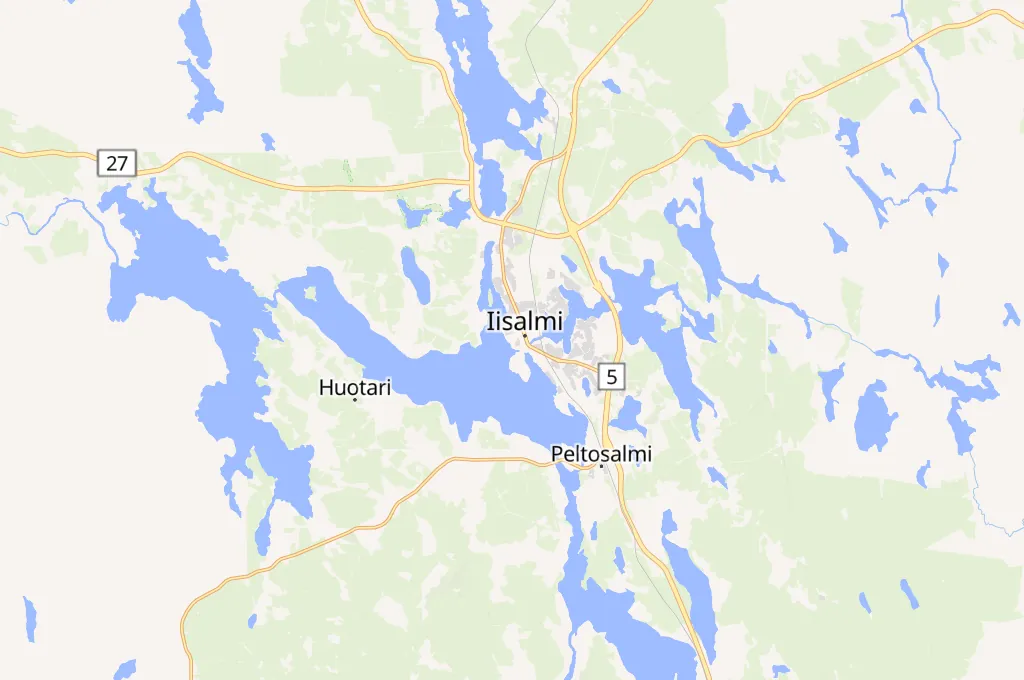 Iisalmi Area Map