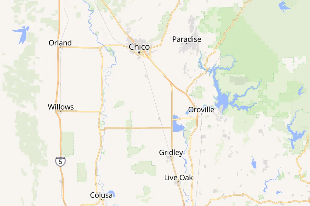 Nelson Area Map Nelson Area Map