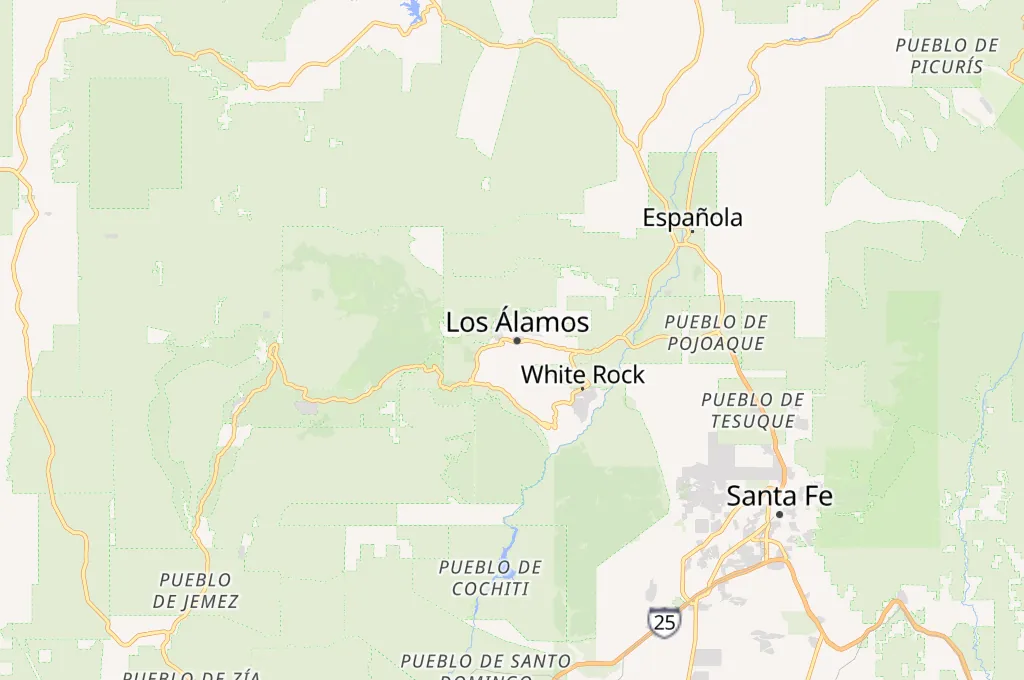 Los Alamos Area Map