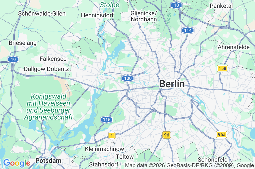 Westendbrücke Area Map