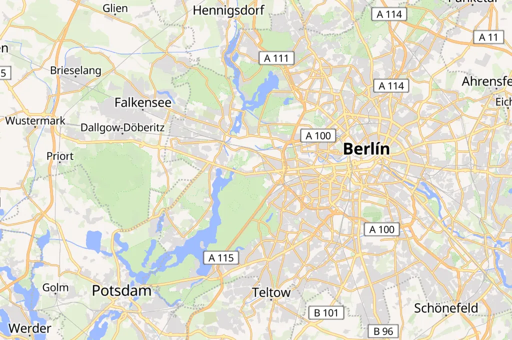 Corbusierhaus Area Map Corbusierhaus Area Map