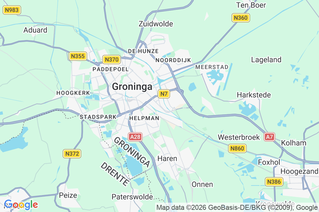 Europaweg Area Map Europaweg Area Map